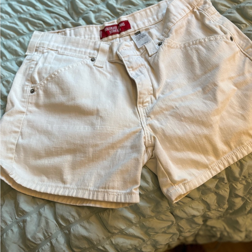 Levi's Cream Jean Shorts for Women